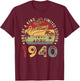 Awesome Since April 1940 Vintage Birthday Gift Men Women T-Shirt - T-Shirt | Maroon