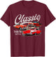 55 56 57 Chevys Bel air Truck TriFive vintage cars T-Shirt - T-Shirt | Maroon