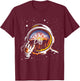 Lovely Houston Last Name Cartoon Retro Art Lovers Space City T-Shirt - T-Shirt | Maroon