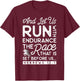 And Let Run With Endurance The Race That Is Set Before Us T-Shirt - T-Shirt | Maroon