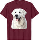 Kuvasz Dog T-Shirt - T-Shirt | Maroon