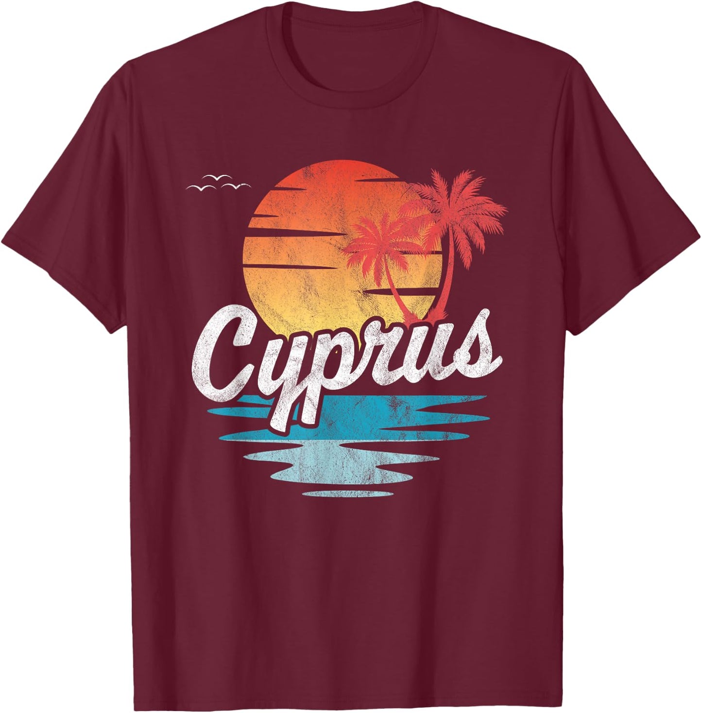 Cyprus T-Shirt - T-Shirt | Maroon
