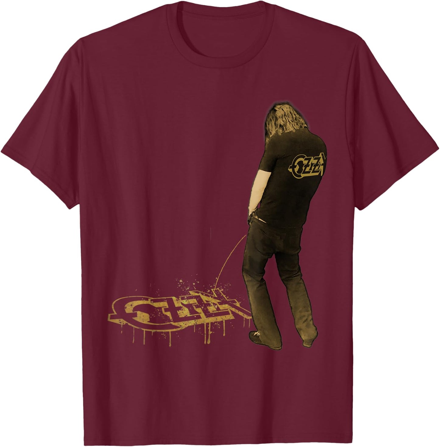 Ozzy Osbourne Leak T-Shirt - T-Shirt | Maroon