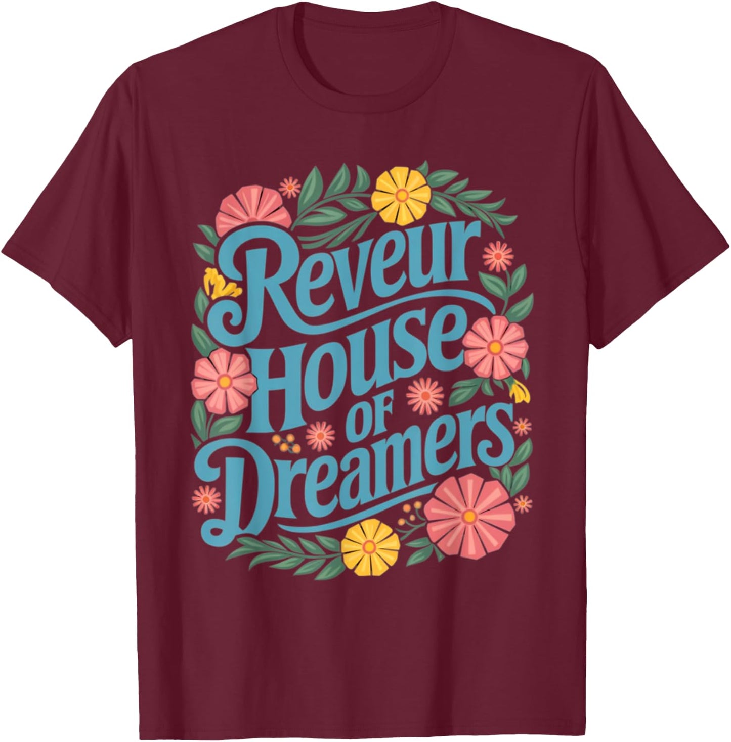 Reveur House of Dreamers School Spirit T-Shirt - T-Shirt | Maroon