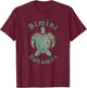 Bimini, Bahamas Tribal Turtle Gift T-Shirt - T-Shirt | Maroon
