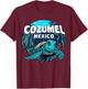 Cozumel Sea Turtle T-Shirt - T-Shirt | Maroon