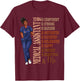 Black Melanin Medical Assistant Africa American MA Afro Hair T-Shirt - T-Shirt | Maroon