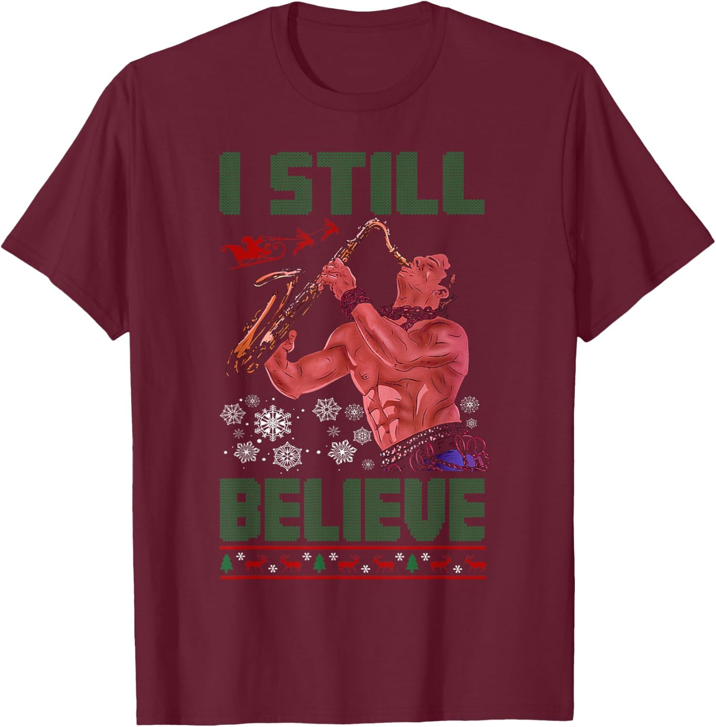 I Still Vintage Funny Movies Lovers Awesome Costume Believe T-Shirt - T-Shirt | Maroon