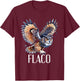 Flaco The Owl Eurasian Eagle Owls Distressed T-Shirt - T-Shirt | Maroon
