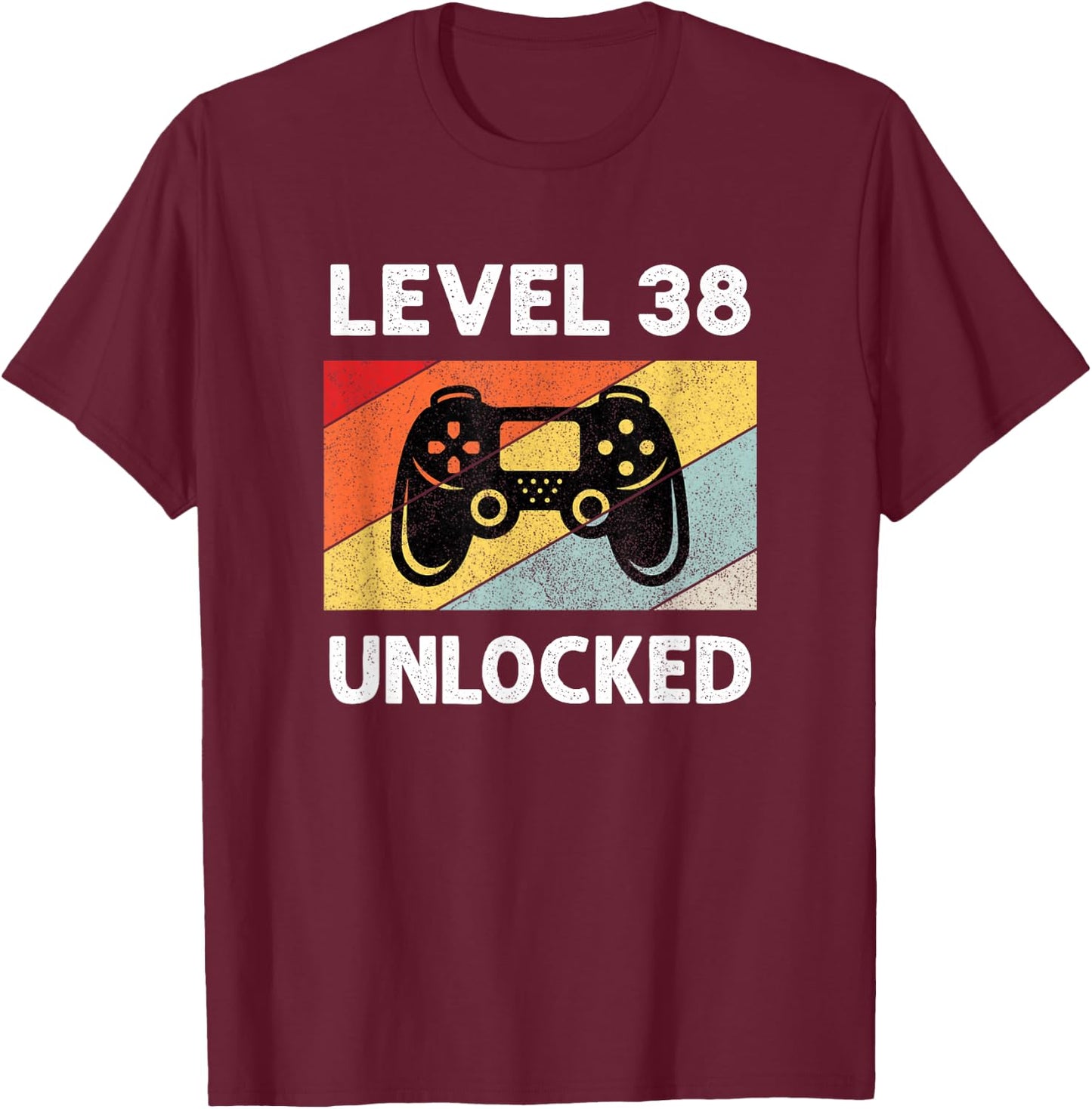 38th Birthday Shirts | 38 Year Old T-Shirt - T-Shirt | Maroon