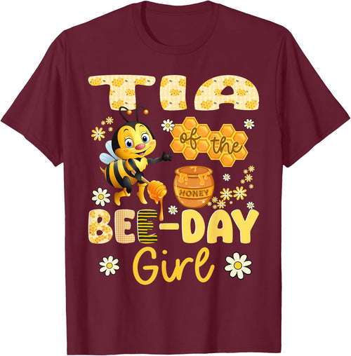 Tia Of The Bee-Day Girl Funny Bee Birthday Party