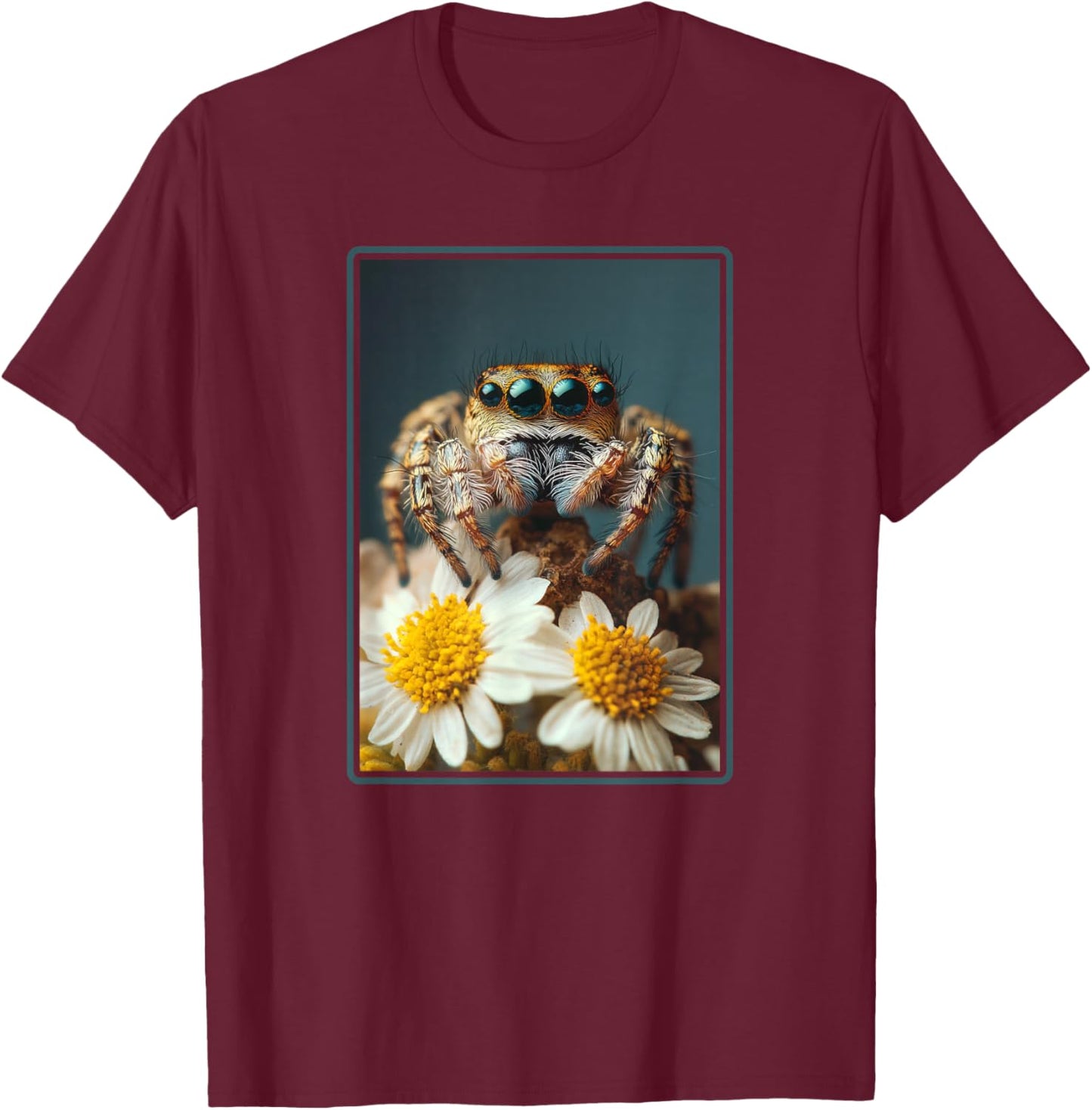 Jumping Spiders Jumping Spider T-Shirt - T-Shirt | Maroon