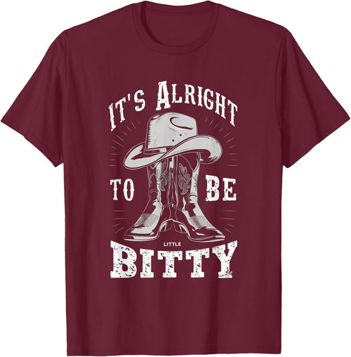It's Alright To Be Little Bitty Retro Country Music Toddler
