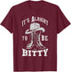 It's Alright To Be Little Bitty Retro Country Music Toddler T-Shirt - T-Shirt | Maroon