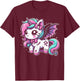 Pastel Goth Unicorn Kawaii Creepy Cute Aesthetic Art T-Shirt - T-Shirt | Maroon