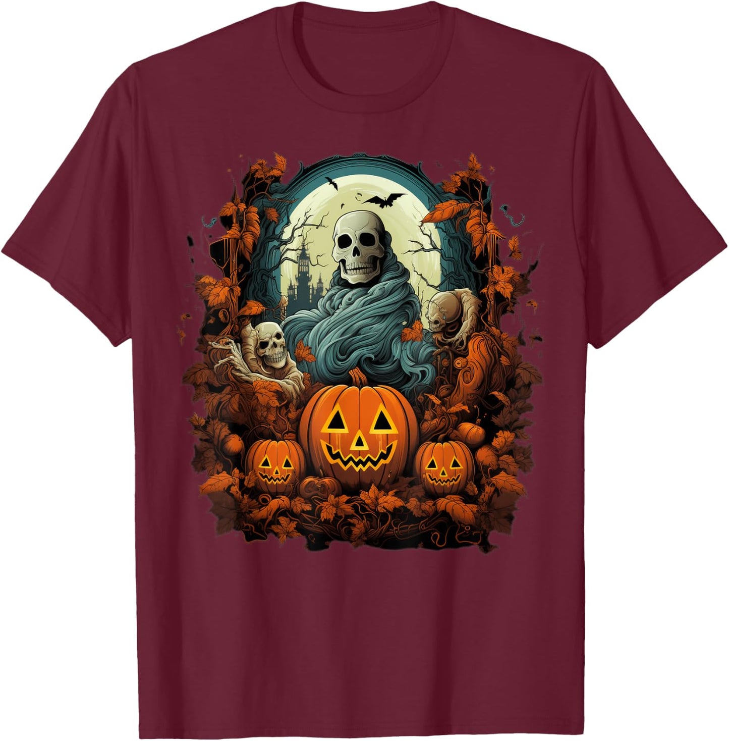 Ghost Women T-Shirt - T-Shirt | Maroon
