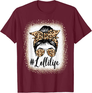 Lolli Life for Grandma Grandmother Announcement Women T-Shirt - T-Shirt | Maroon