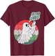 Va Fan Ghoul Ghost Italian Halloween T-Shirt - T-Shirt | Maroon