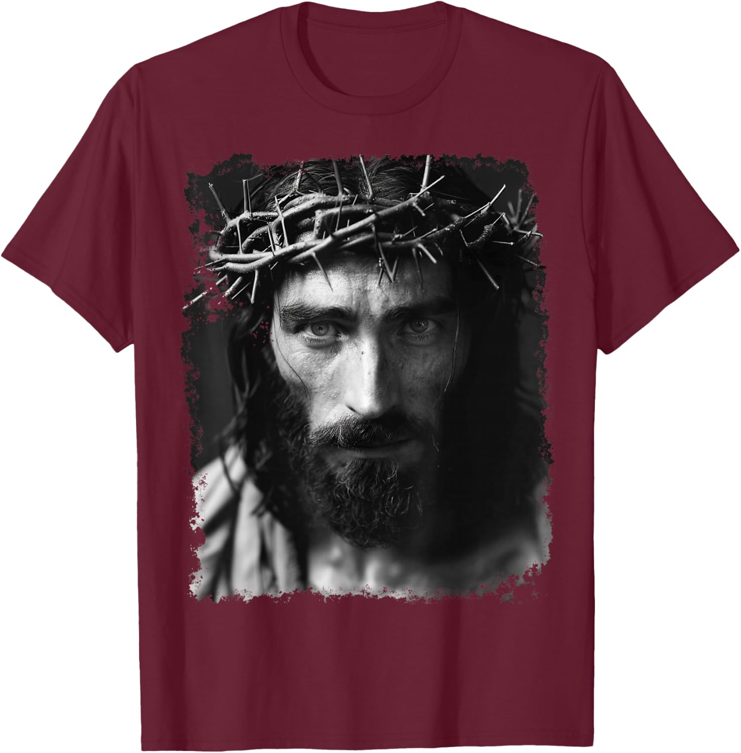 Lord Savior Jesus Christ T-Shirt - T-Shirt | Maroon
