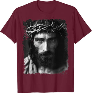 Lord Savior Jesus Christ T-Shirt - T-Shirt | Maroon