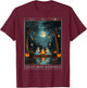 Read More Books Cute Spooky Ghost Reading Book Tarot Card T-Shirt - T-Shirt | Maroon