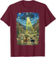 Alien Abduction Chihuahua T-Shirt - T-Shirt | Maroon
