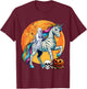 Boo Ghost Riding Unicorn Halloween Mummy Costume Kid Toddler T-Shirt - T-Shirt | Maroon