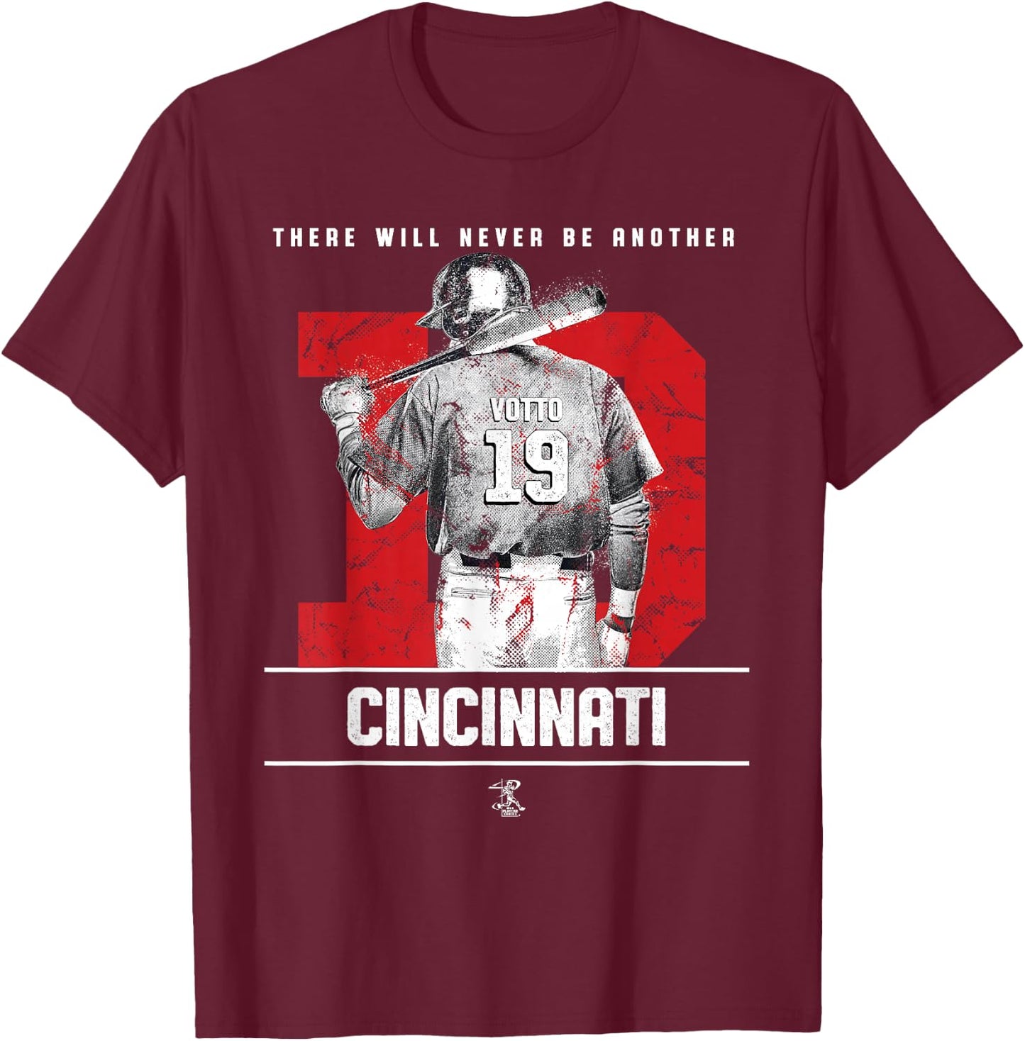 Joey Votto - There Will Never Be Another - Apparel T-Shirt - T-Shirt | Maroon