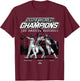 2024 Los Angeles World Champions Ohtani, Betts & Hernández T-Shirt - T-Shirt | Maroon