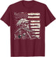 Native American Bikes Motorcycle Indian Bikers Old Classic T-Shirt - T-Shirt | Maroon