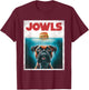 Funny Boxer Brown Brindle Jowls Burger, Wigglebutt Dog Mom Men Women Girls Kids T-Shirt - T-Shirt | Maroon