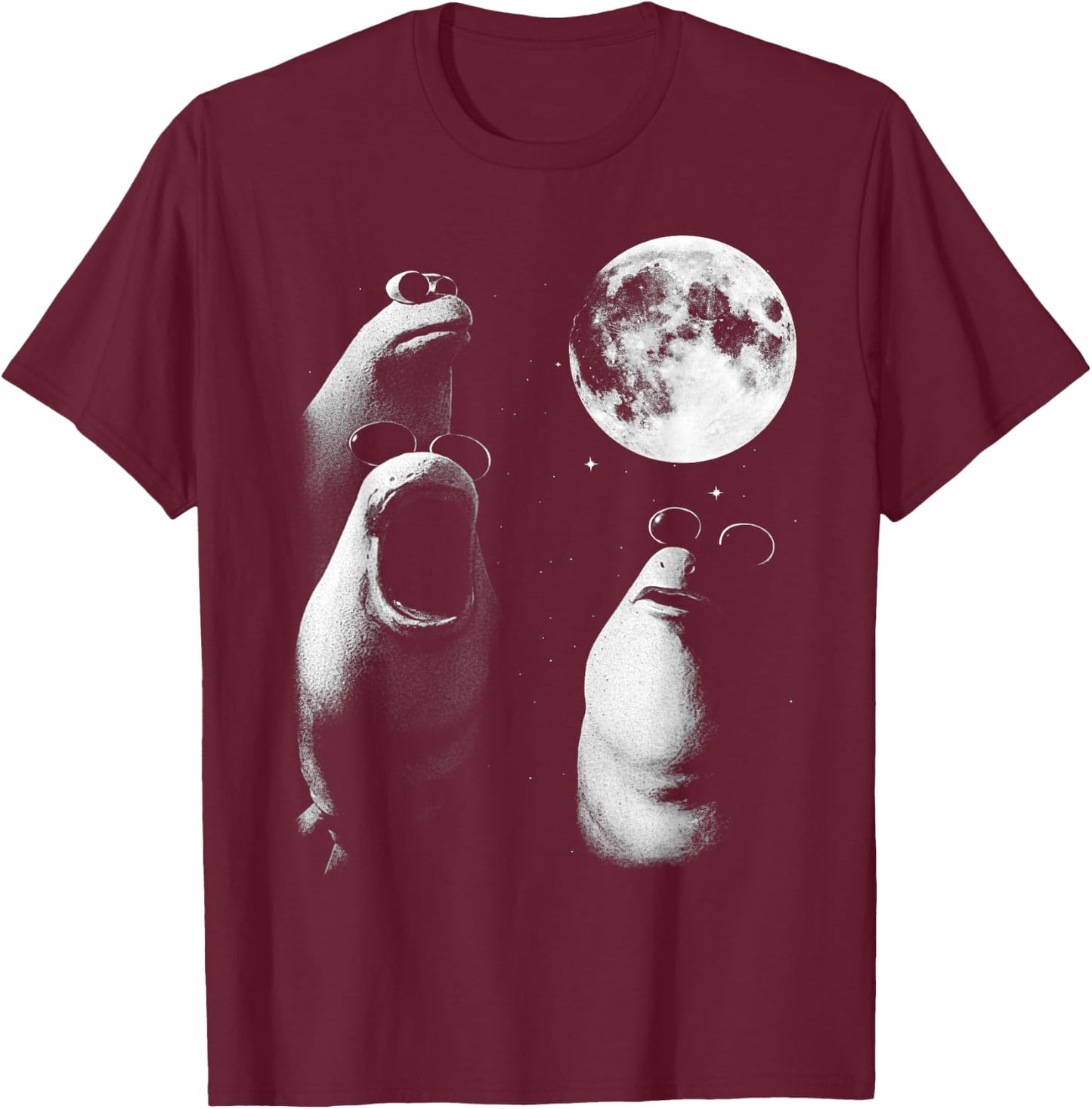 Marcus The Worm T-Shirt - T-Shirt | Maroon
