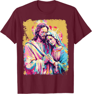 Jesus Christ Saint Mary Magdalene T-Shirt - T-Shirt | Maroon