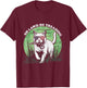 Oh Lawd He Treading Cat Childless Cat Lady For Kamala T-Shirt - T-Shirt | Maroon