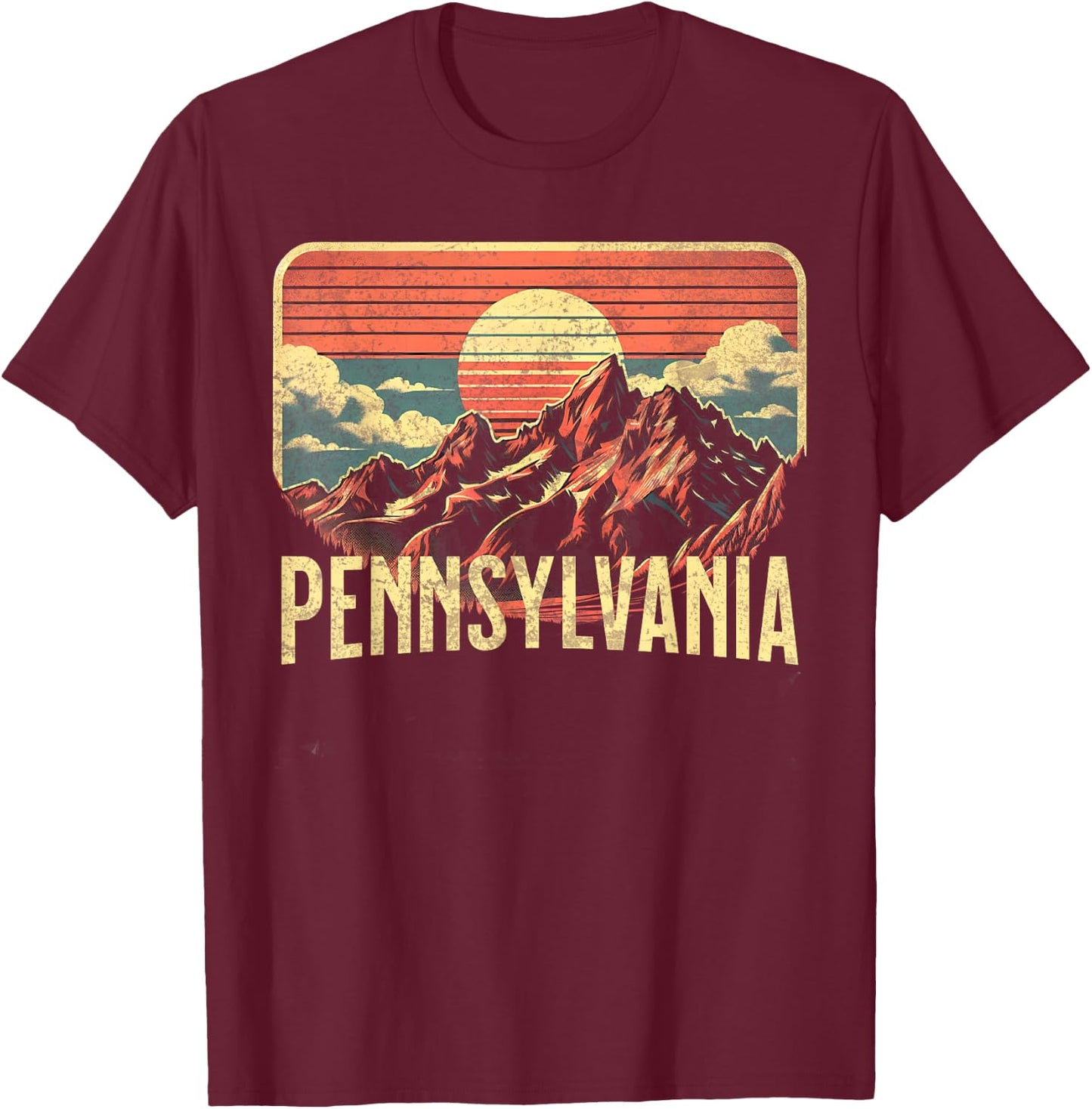 Pennsylvania T-Shirt - T-Shirt | Maroon