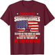 American Submarines - Patriotic US Veteran Submariner T-Shirt - T-Shirt | Maroon