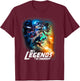 Legends of Tomorrow Team Poster T-Shirt - T-Shirt | Maroon