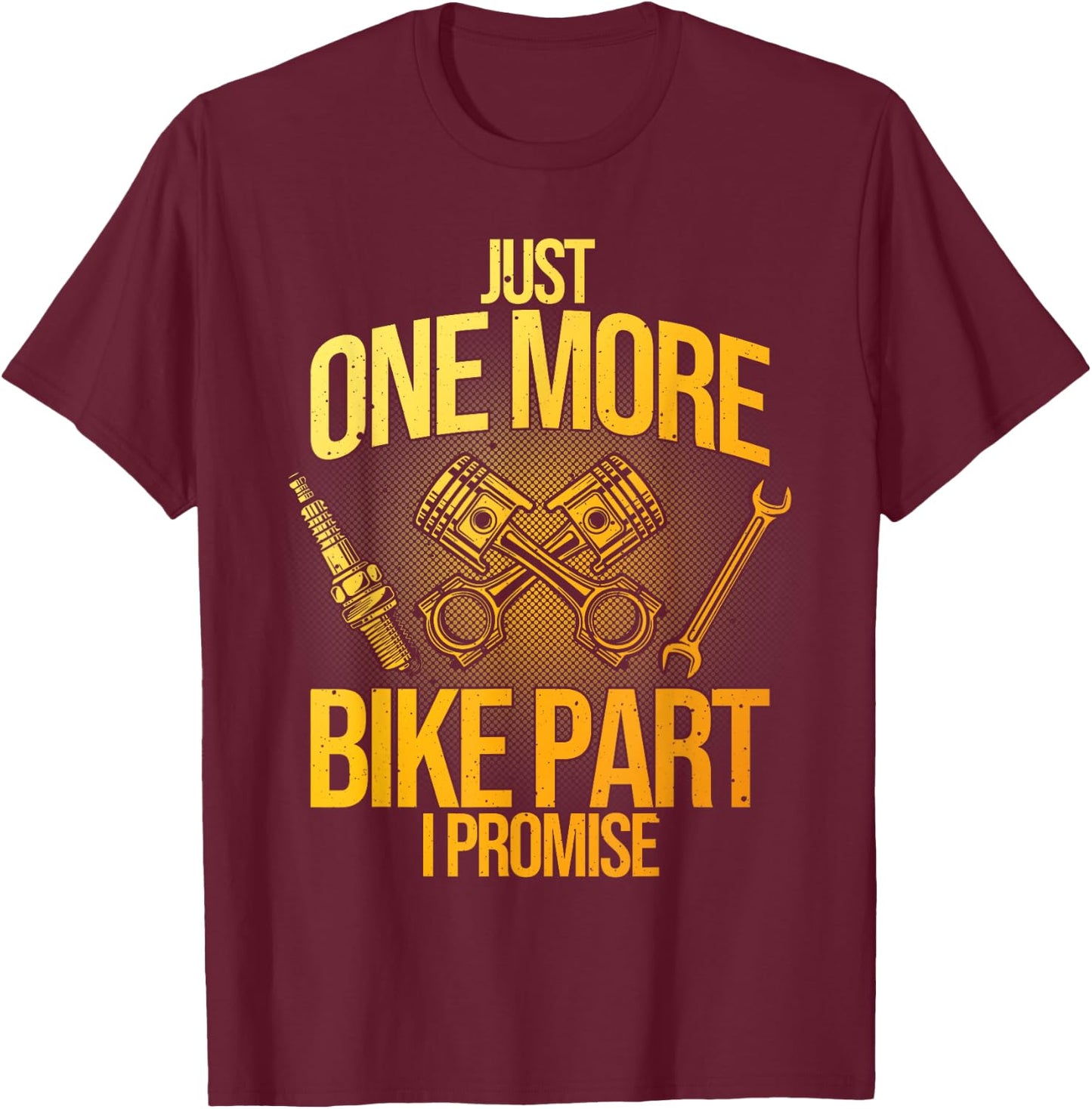 Motorcycle Mechanic Art Dad Motorcycle Lovers Biker T-Shirt - T-Shirt | Maroon