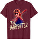 Netflix Stranger Things Steve The Babysitter Portrait T-Shirt - T-Shirt | Maroon