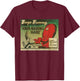 Looney Tunes Bugs Bunny Hair-Raising Hare Small T-Shirt - T-Shirt | Maroon