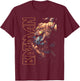 Batman Clayface Attack T-Shirt - T-Shirt | Maroon