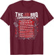 The 10 BBQ Commandments T-Shirt - T-Shirt | Maroon