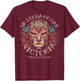 Sin Lucha No Hay Victoria Viva La Lucha (on back) T-Shirt - T-Shirt | Maroon