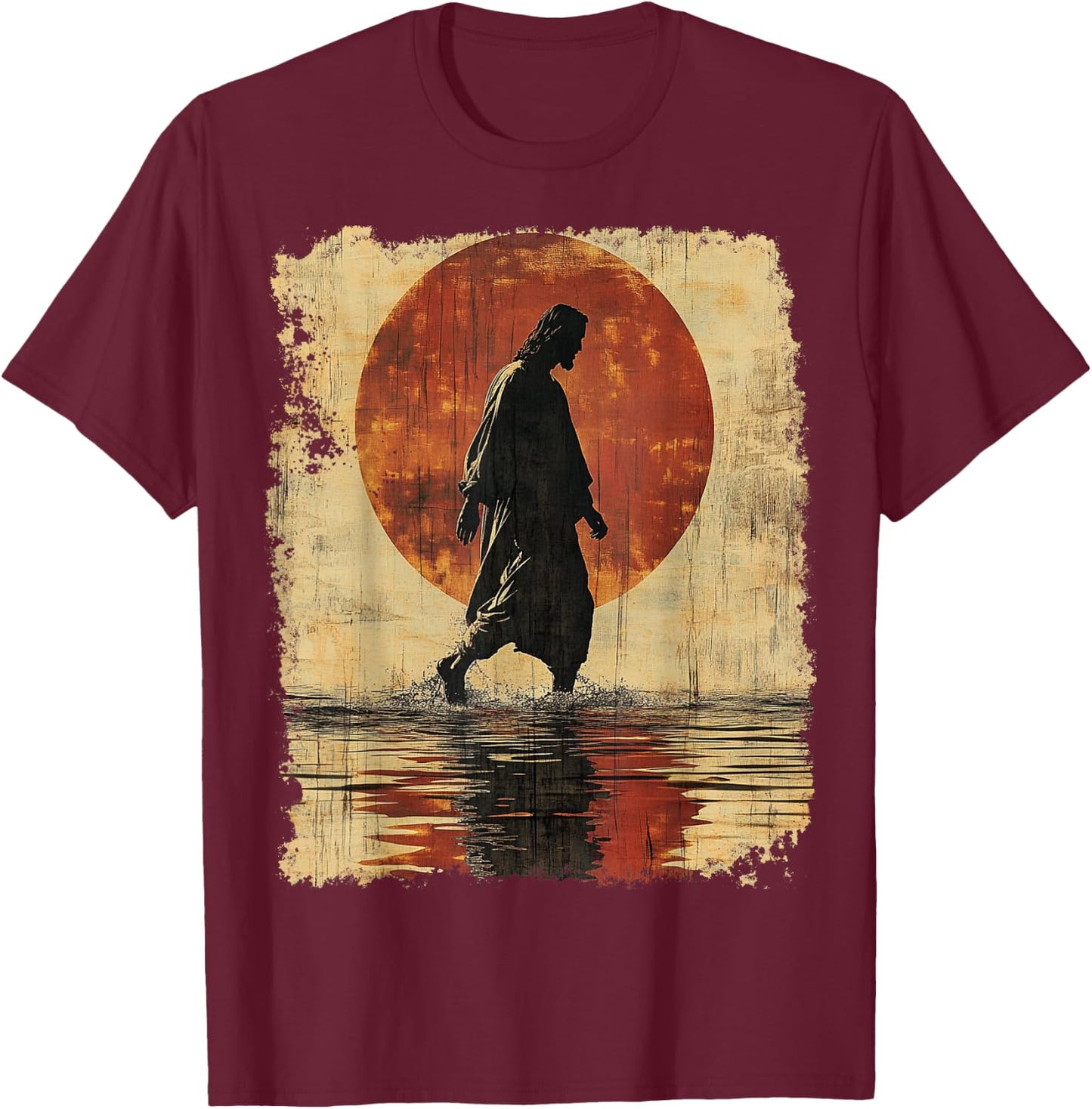 Vintage Jesus Christ Clothing T-Shirt - T-Shirt | Maroon