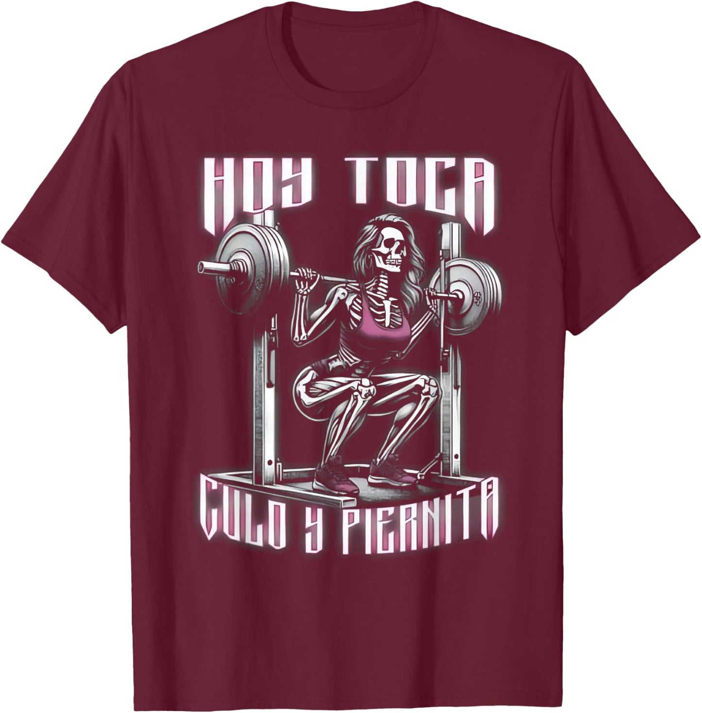 Hoy Toca Pierna Hoy Toca Pierna. Funny Spanish Slang T-Shirt - T-Shirt | Maroon