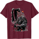 Samurai Cat T-Shirt - T-Shirt | Maroon