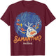 Disney Frozen 2 Olaf Samantha Circle Portrait T-Shirt - T-Shirt | Maroon