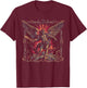 Archangel Catholic Religion Christianity Guardian Angel - Archangel MiZa Apparel - - Religious Theme - Black - Small - Short Sleeve T-Shirt - T-Shirt | Maroon