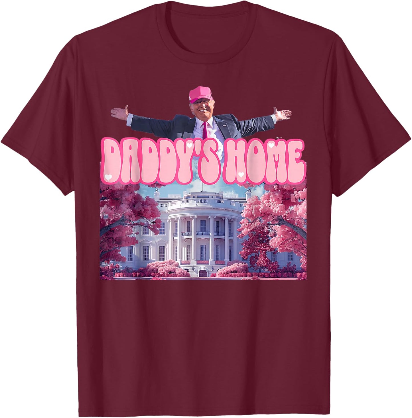 Daddy's Home T-Shirt - T-Shirt | Maroon