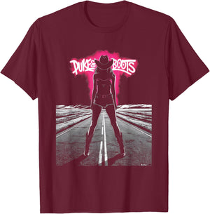 Dukes And Boots Cool Daisy Cowgirl Chick T-Shirt - T-Shirt | Maroon